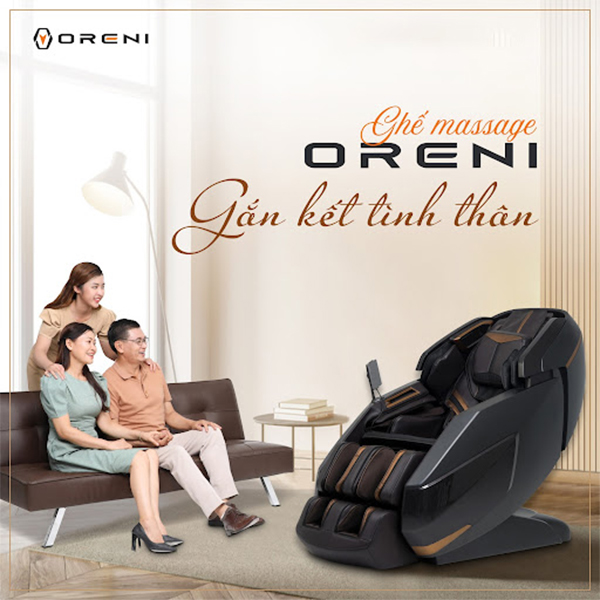Ghế massage Oreni phù hợp với nhiều lứa tuổi