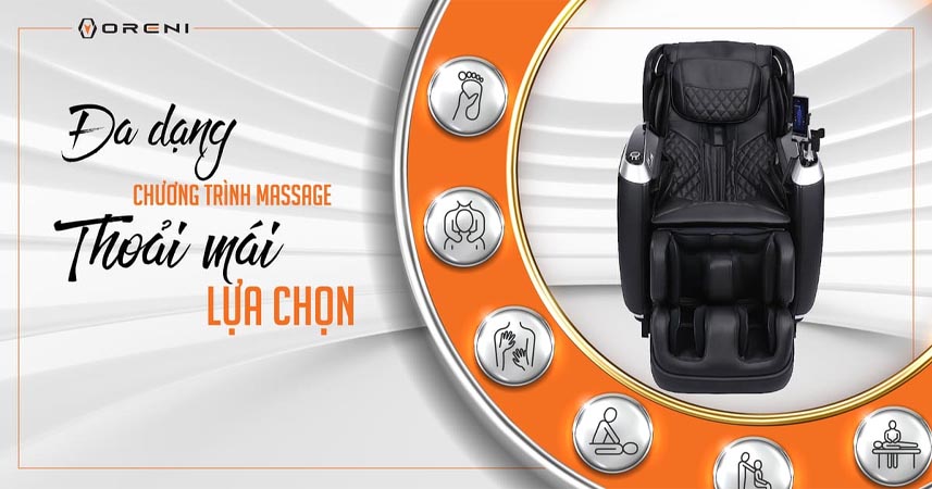 Sử dụng ghế massage để hỗ trợ bấm huyệt chữa giãn tĩnh mạch