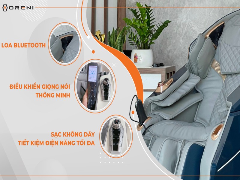 cách kết nối bluetooth với ghế massage Oreni Or-250