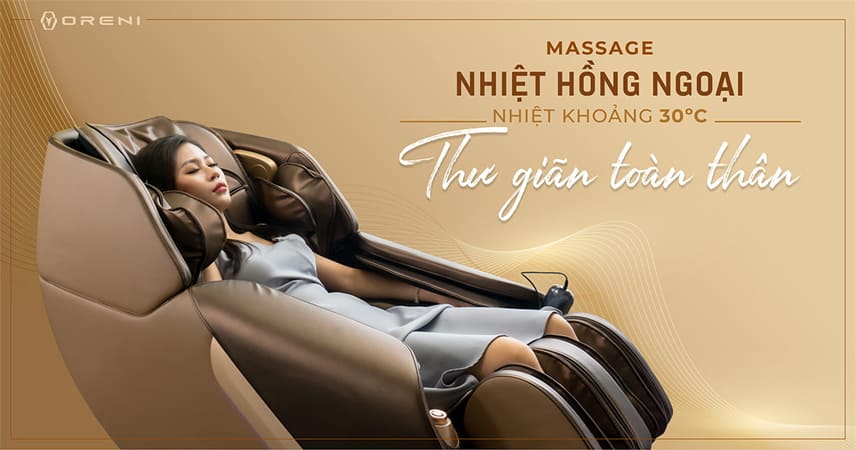 Sử dụng ghế massage là cách massage toàn thân cho phụ nữ