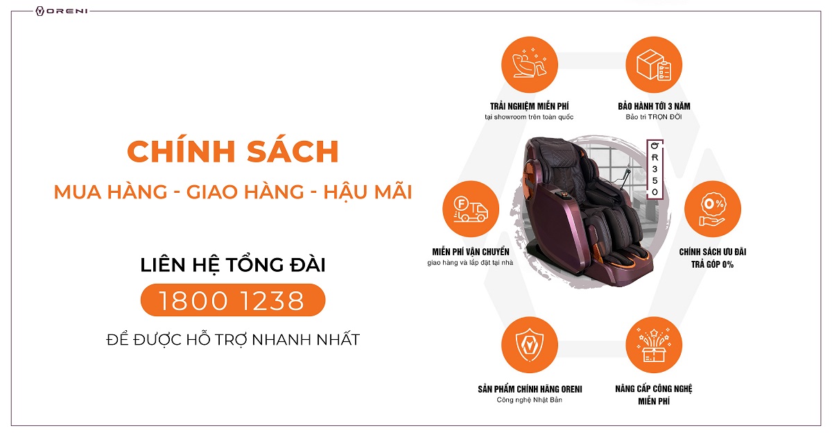 Ghế massage toàn thân Oreni OR-350