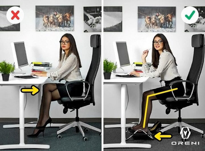 Ngồi làm việc đúng tư thế giúp giảm nguy cơ mắc các bệnh về cột sống