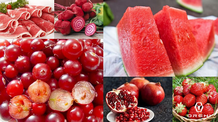 Bổ sung các thực phẩm có màu đỏ để cung cấp đầy đủ vitamin cho cơ thể