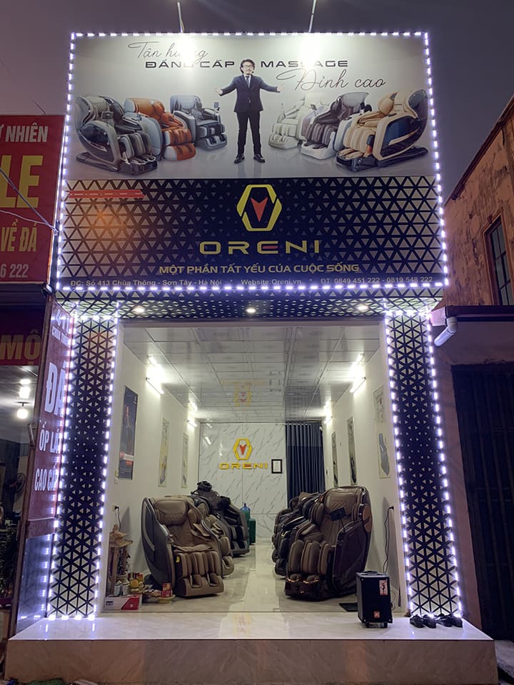 Oreni Sơn Tây chuyên phân phối các sản phẩm ghế massage Oreni chính hãng