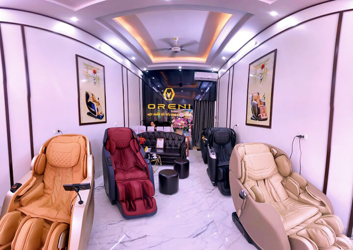Một số hình ảnh ấn tượng về showroom ghế massage toàn thân chính hãng ở Bắc Ninh
