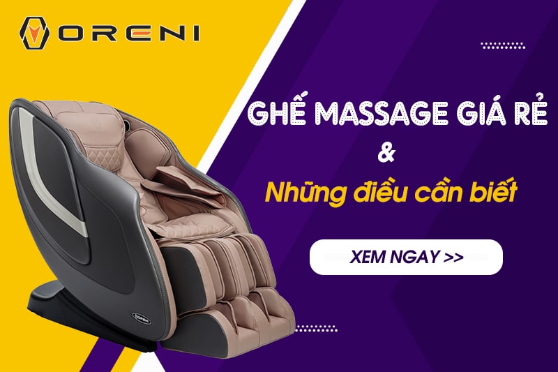 Ghế massage giá rẻ liệu có đáng mua