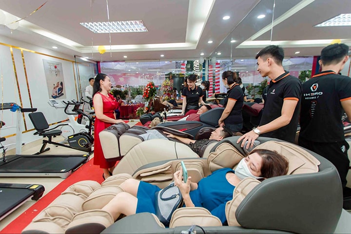 Showroom Oreni Tuyên Quang chuyên cung cấp mẫu ghế massage mới nhất