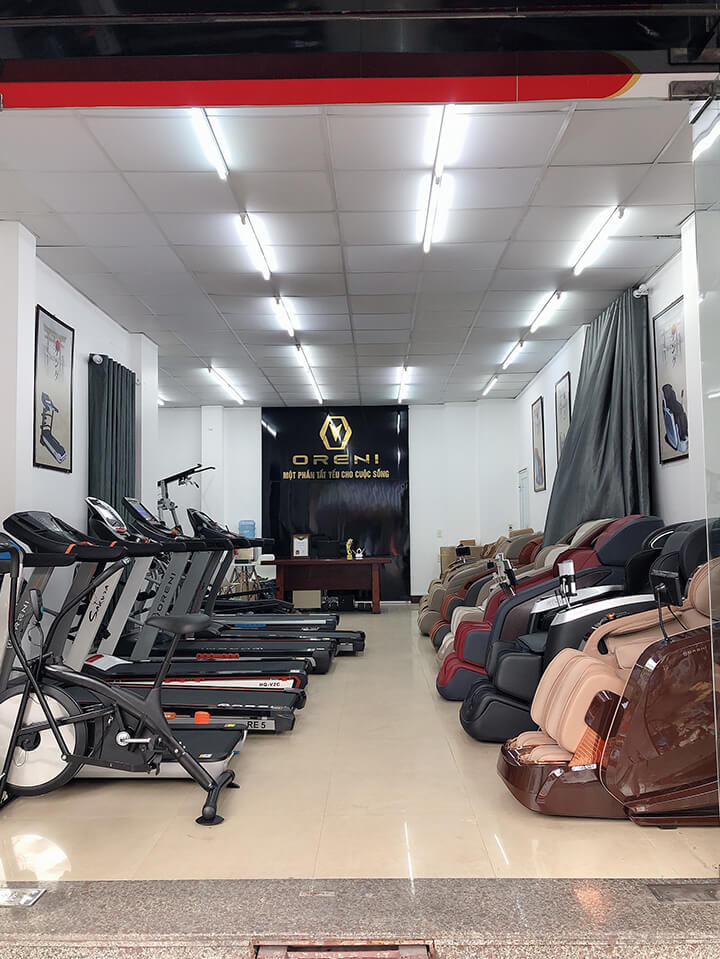 Hình ảnh cửa hàng ghế massage Oreni Hải Phòng trước ngày khai trương