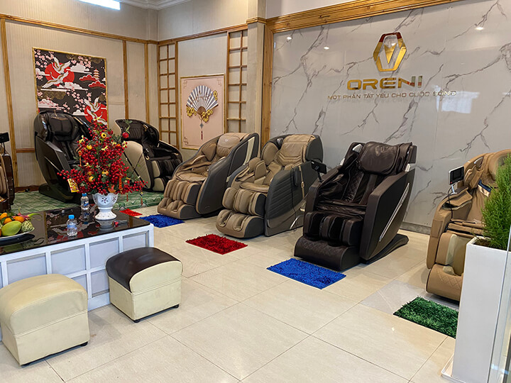 Ghế massage chính hãng được phân phối bởi các thương hiệu uy tín