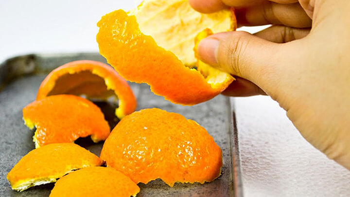 Vỏ cam chứa nhiều vitamin C giúp nâng cao miễn dịch cơ thể