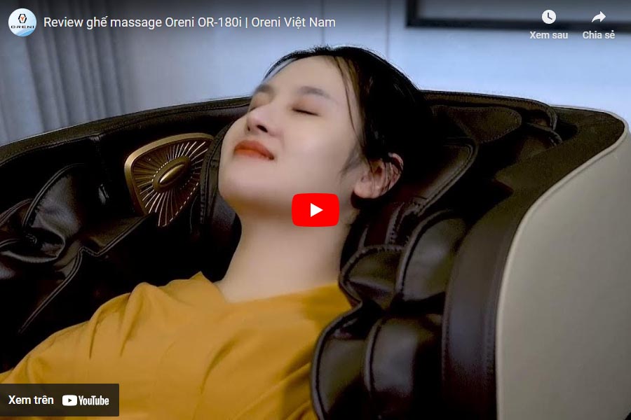 Ghế massage toàn thân chính hãng Oreni 180i