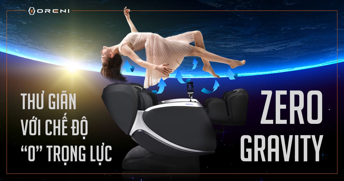 massage không trọng lực (Zero Gravity) được trang bị trên Oreni OR-390