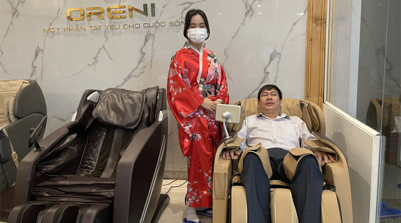Oreni đơn vị cung cấp ghế massage uy tín