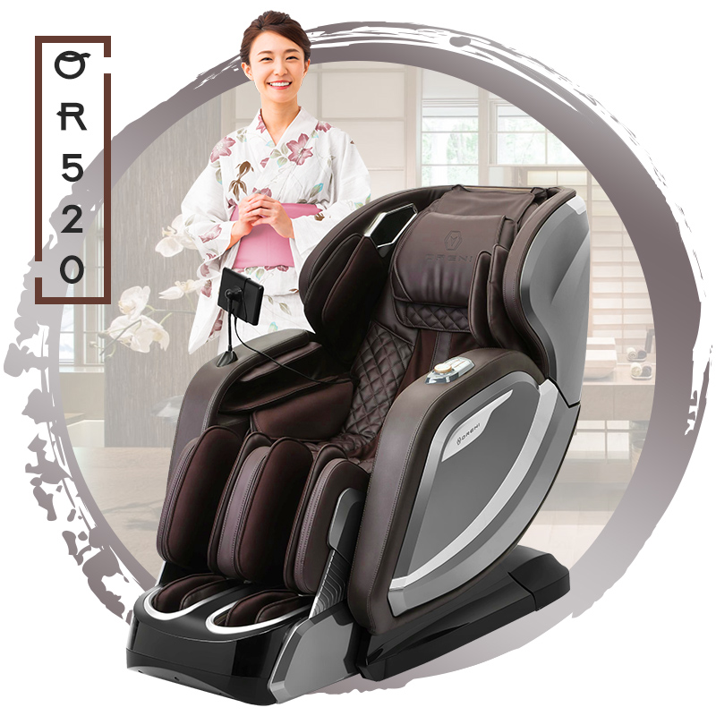 Ghế massage Oreni OR-520 đỉnh cao công nghệ con lăn 5D hiện đại