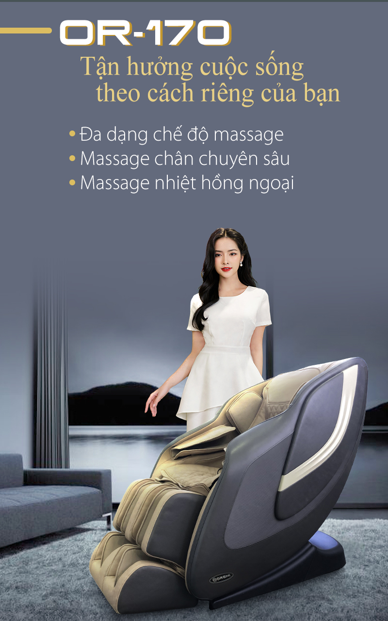 Giới thiệu ghế massage Oreni OR-170