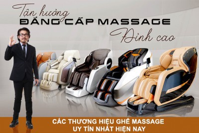 Các thương hiệu ghế massage uy tín nhất hiện nay