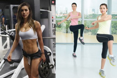 Nữ tập Aerobic hay Gym tốt hơn để giảm mỡ bụng, eo thon?
