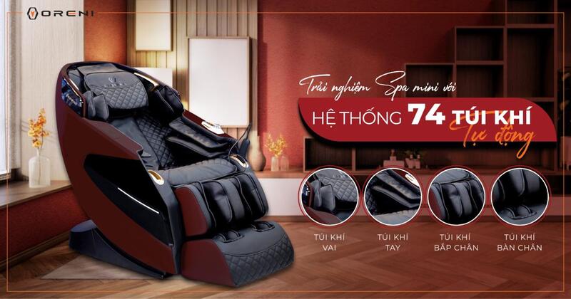 thương hiệu ghế massage Oreni Or - 250